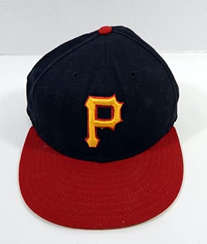 פיראטים פיטסבורג CC משחק השתמשו בכובע שחור 6.875 DP22692 - משחק כובעי MLB