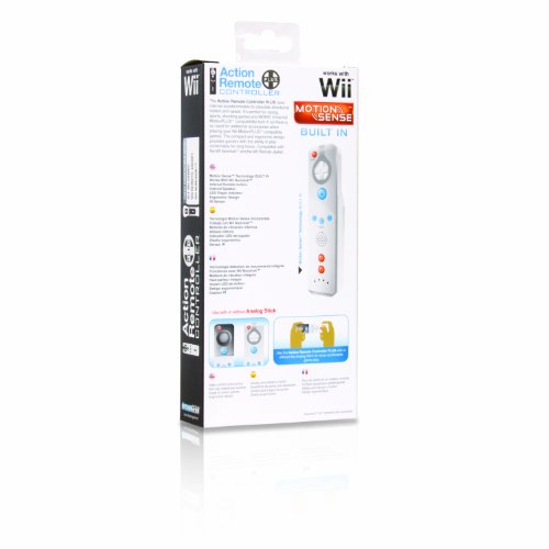 DreamGear DGWII-3140 מבקר מרחוק פעולה פלוס עם טכנולוגיית Sense Sense עבור Nintendo Wii