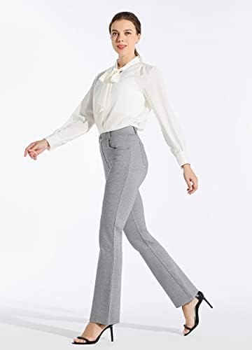 מכנסי שמלת יוגה לנשים של וויליט מכנסיים מגוונים מכנסיים מכנסיים משרדים מכנסיים מזדמנים משרדים פטיט/רגיל/ארוך 29