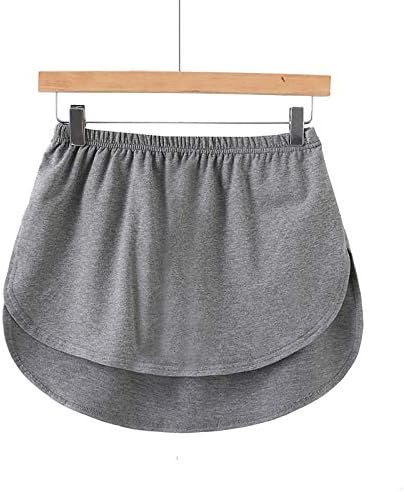 IIUS Extender Firect עבור נשים מזויפות מזויפות מטאטא תחתון תחתון חצי חצי אורך מיני חולצות חצאית