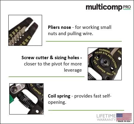 Multicomp Pro Scripper/Crimper, 22-28 AWG