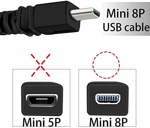 BESTCH נתוני USB סנכרון כבל כבל עופרת למצלמת GE A1455/TW A1455S/SL A 1455/SL