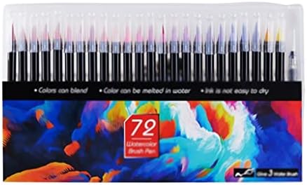 XBWEI 48/72 צבע מברשת צבעי מים עט אמנות סמן מורגש צייר מברשת רכה עט עט צביעה מנגה עט לציור ציור