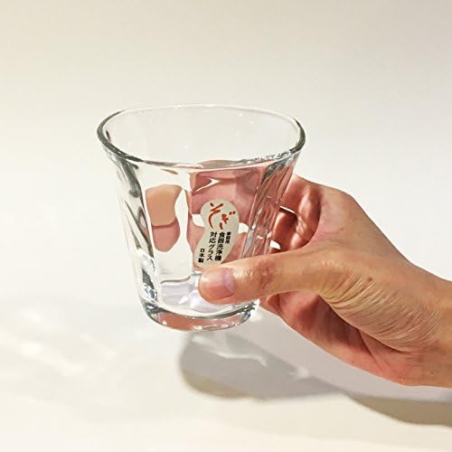 Aderia P-6644 כוס זכוכית, כוס, סוגי, כוס חינם, 8.5 פלורידה, סט של 3, תוצרת יפן