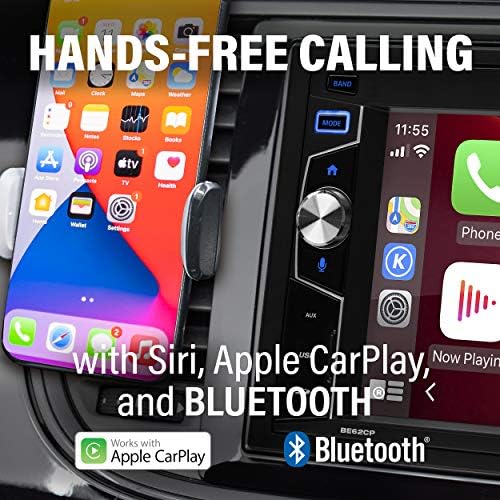 סדרת מערכות שמע של בוס BE62CP Apple Carplay Car Player Multimedia - DIN DIN, AUDIO Bluetooth ו- Call