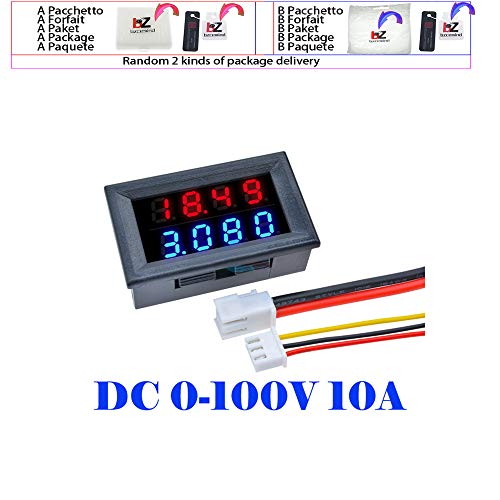 מיני דיגיטלי DC מתח מתח 4 סיביות 5 חוטים DC 200V 10A מתח זרם מתח בוחן אספקת כוח