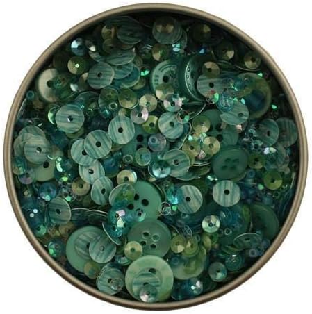 כפתורים בשפע של שייקר זכוכית ים