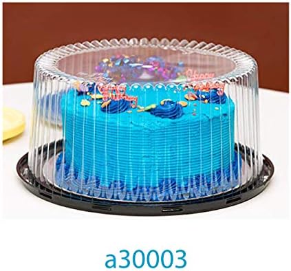 10-11 פלסטיק חד פעמי עוגת מכולות ספקים עם כיפת מכסים עוגת לוחות / 5 עגול עוגת ספקים עבור תחבורה / ברור בונדט