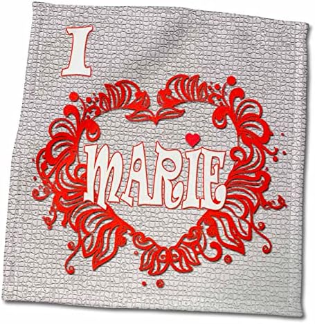 3DROSE RINAPIRO - ציטוטים אהבה - אני אוהבת את מארי. אהבה היא לנצח. - מגבות