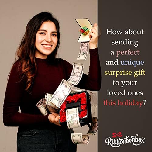 סרטבונבונבוקס כסף קופסא למזומן מתנה למשוך-מזומנים לשלוף כסף תיבה - ייחודי מתנות לאישה, בעל – נשים, גברים-הפתעה