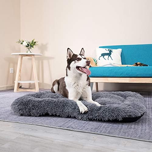 Coohom Deluxe מיטת כלב מיטת כרית מחמד כרית מחצלת ארגז, מלונה נוחה נגד כרית רחיפה של Slip עבור