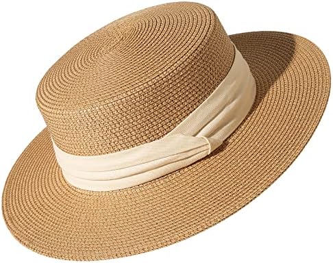 כובעי שמש של Lanzom לנשים כובע חוף חוף אריזים מתקפלים לנשים לנשים