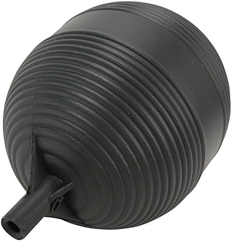 Keeeny PP9906-1 מיכל פלסטיק כדור צף 4 אינץ 'x 5 אינץ', שחור