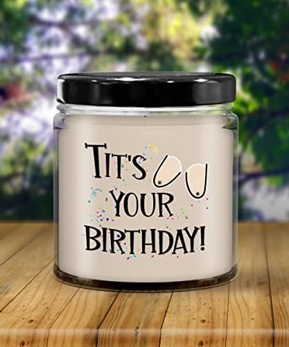 את לא תקין ספל ציצים שלך יום הולדת נר לנשים מצחיק למבוגרים הומור ברכת יום הולדת קונפטי ציצים