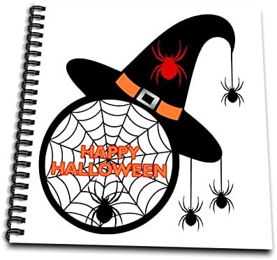 3 דרוזה מאושרת של מכשפה של ליל כל הקדושים עכבישים ואינטרנט - ספרי רישום