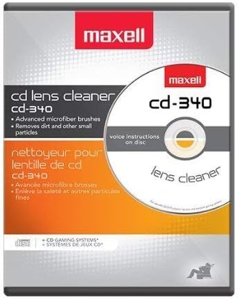 מקסל בטוח ויעיל נגן תקליטור ותחנת משחק קומפקטית מנקה דיסק CD-340 190048 CD/CD-ROM Laser Lanser Cle