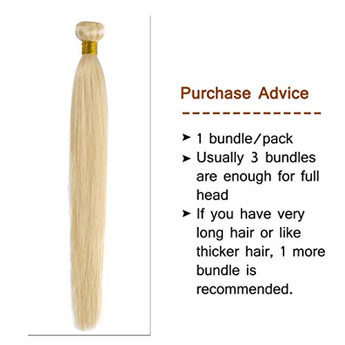 מסטו 613 שיער ברזילאי לא מעובד שיער חבילות בלונד משיי ישר שיער טבעי הרחבות החלפת צרור עבור נשים 8 סנטימטרים