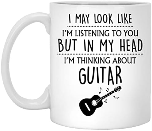 ש. פדישופס מתנת גיטרה, ספל גיטרה, מתנות גיטרה מצחיקות בשבילו, גברים, אבא, מתנה לגיטריסט, נגן גיטרה,
