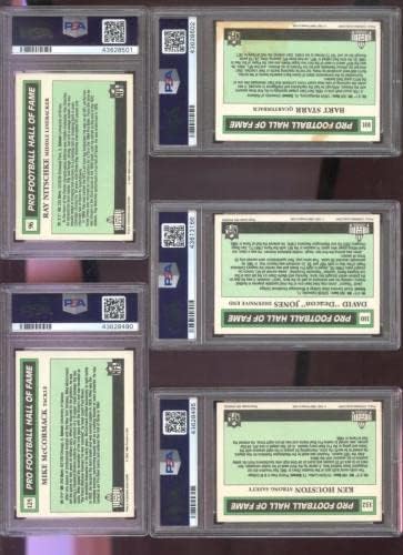 1990 מתנפח 125 מייק מק'מקורק חתימה אוטומטית כרטיס חתימה PSA/DNA כדורגל COA - כרטיסי כדורגל עם חתימה