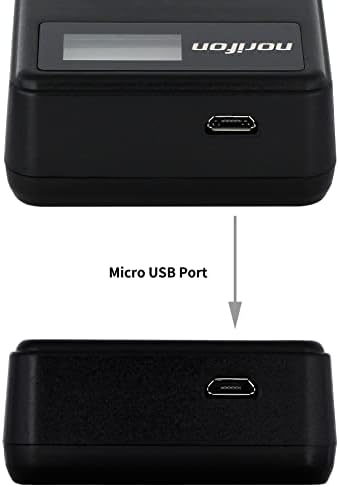 NP-W126 ערוץ כפול LCD מטען USB עבור fujifilm finepix HS30, FinePix HS30EXR, FinePix HS33EXR, FinePix
