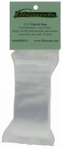מנעול מיקוד טרנסליני 2x3 שקיות פולי-סיכיות נקה 2 מיל 50 חבילה