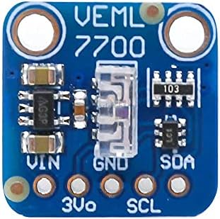 Rakstore VEML7700 מודול חיישן אור אווירה 120K לוח חיישן מדידת LUX LUX 3.3V-5V I2C IIC ממשק עבור Arduino