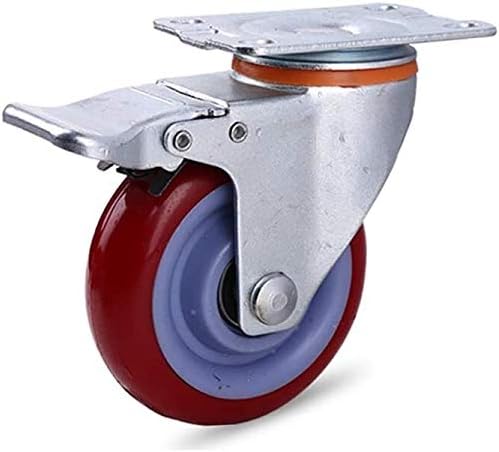 שילוב Accduer שילוב גלגלים פוליאוריתן גלגל מסתובב כבד כבד גלגלים תעשייתיים ריהוט גלגלים חבילת