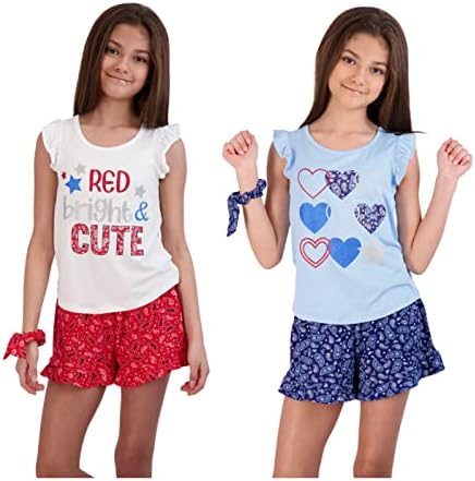 מתוק פרפר בנות 6-חתיכה מכנסיים וקטנוע סטים עם אופנה חולצות ופצפוצי ילדים תלבושת בגדי ילדים
