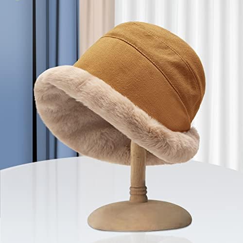רך קטיפה סתיו וחורף דלי כובע חיצוני חם גבירותיי דייג כובע מגמת גבירותיי כובע דלי כובע