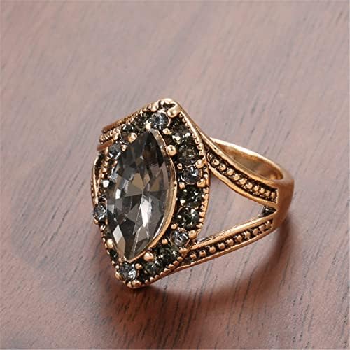 Crystal Can כמו לחתונה של אמא גם בוהו אבן שלח לנשים יום חתונה שלך תכשיטי זהב שלך תכשיט זהב טבעות צבע וינטג