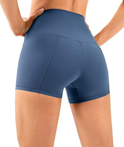מכנסי יוגה רכים של Lavento נשים כל היום - 4 / 5 / 6 אימון רך חמאה מכנסיים קצרים פעילים לנשים