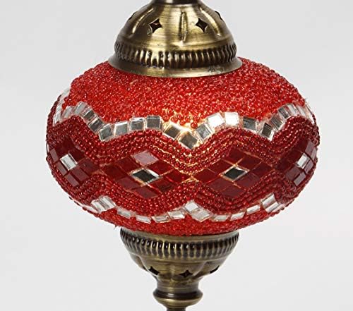 מנורה לפסיפס - טורקית בעבודת יד 7 גלובוס פסיפס פסיפס מנורת/אור קיר, סגנון מרוקאי מדהים, פנס פסיפס,