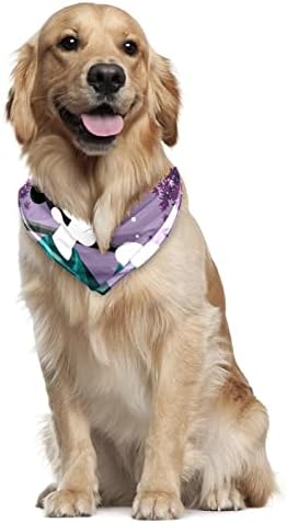 כלב בנדנה - 2 חבילות חיית מחמד אידיאלית, צעיף צוואר יומי של צוואר לחתולי כלבים קטנים עד גדולים, חתול מרובע