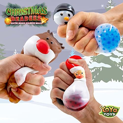 צעצועי Yoya Squishies Beadeez - חרוזי מים סוחטים כדורים לחרדה והקלה על מתח, מיקוד והרפיה, צעצועים עולים