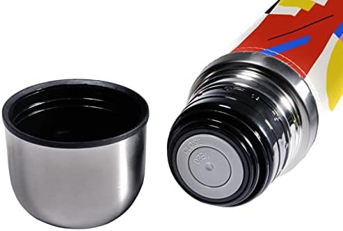 SDFSDFSD 17 גרם ואקום מבודד נירוסטה בקבוק מים ספורט קפה ספל ספל ספל עור אמיתי עטוף BPA בחינם, אלמנטים