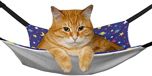 חתול מיטת כוכבים ירח כוכב לחיות מחמד כלוב ערסל לנשימה תליית מיטת חתלתול גור ארנב החמוס 16.9& 34;