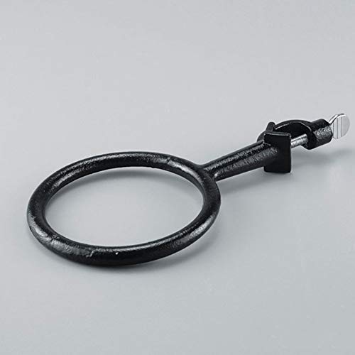 אדמאס-בטא מעבדה יצוק ברזל טבעת סטנד, תמיכה טבעת מסתובב מהדק עם בוס ראש, ריסוס, 4 אינץ