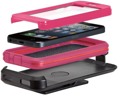 iPhone 5 Xtreme קשוח עם קליפ חגורה - OLO לפי מקרה חבר
