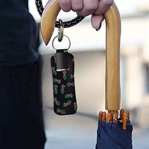 מחזיק צ ' פסטיק מחזיק מפתחות קליפ על שרוול שפתון אחסון פאוץ עבור נשים נסיעות אבזרים