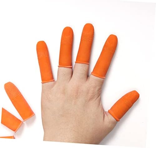 100 יחידות אצבע מגן שאינו אצבע מגן אצבע כובעי מיטת אצבע חד פעמי מגן מקרה אצבע מגן אצבע שרוול