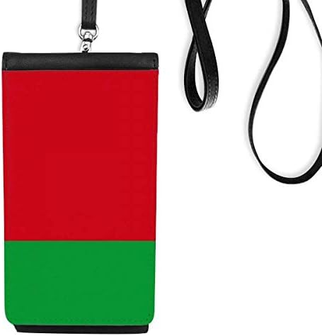 דגל לאומי בלארוס אסיה ארנק טלפון ארנק תלייה כיס נייד כיס שחור