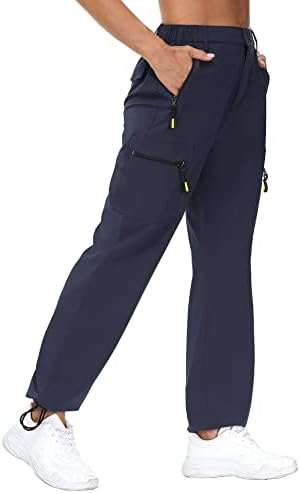 מכנסי מטען לנשים VVK מכנסי מטען קלים משקל קלים מכנסיים אתלטים חיצוניים קמפינג קמפינג מטפס על כיסי