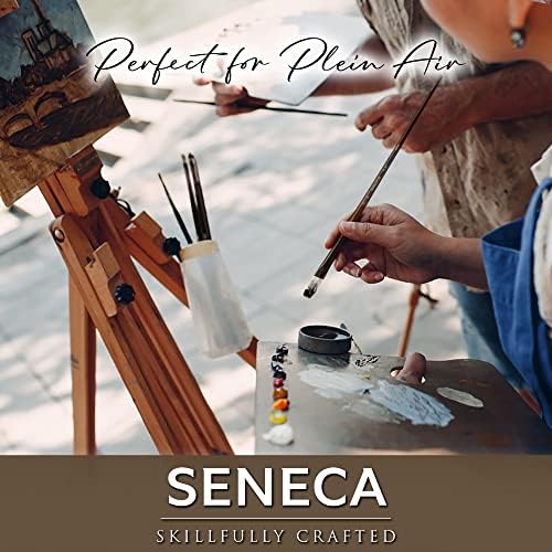 מברשות אמנים של Seneca מאת ווילו וולף, מברשת צבע בריסטל סינטטי מקצועי לאקריליק, שמן ומים מערבבים שמן,