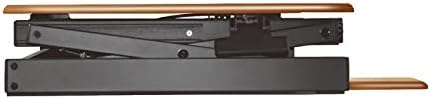 Rocelco 32 גובה מתכוונן ממיר שולחן כתיבה - SIT Stand Stand מחשב תחנת עבודה Riser - צג כפול נשלף מגש מקלדת מגש