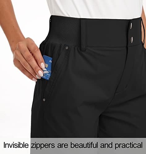 מכנסי טיול גולף לנשים קצרים מהיר יבש בגודל 5 אינץ