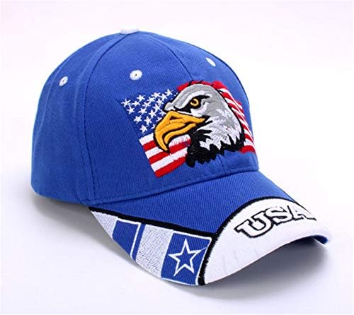 ארהב בייסבול כובע פטריוטי ארהב אמריקאי דגל הדפסת כובע רקום 3 ד רקמת נשר בייסבול כובע
