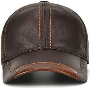 כובע בייסבול של עור פרה מקורי של גברים מתכווננים לגברים.