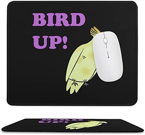 מחצלת שולחן כרית עכבר של Bird Up עם בסיס גומי ללא החלקה למשרד גיימר משרד ביתי נסיעות 9.8 x11.8