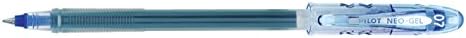 טייס ניאו-ג ' ל רולר כדור מקל עטים, כחול דיו, בסדר נקודה, 12-חבילה