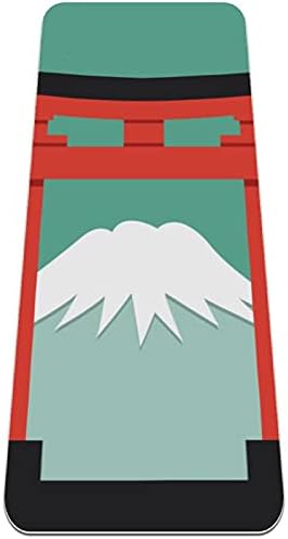 יוגה מחצלת יפני פוג ' י הר וטורי ידידותי לסביבה החלקה כושר תרגיל מחצלת עבור פילאטיס ורצפה תרגילי